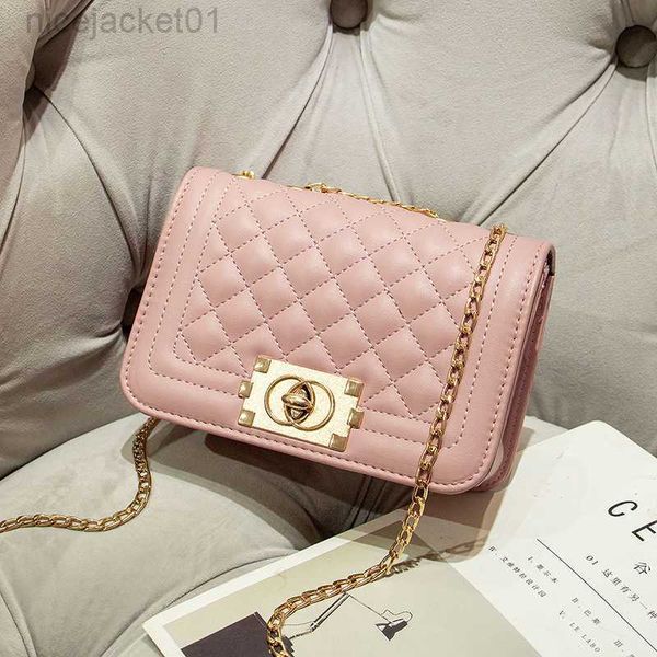 

small square bag women's 2023 new crossbody high grade simple bags embroidered lingge women's shoulder bag