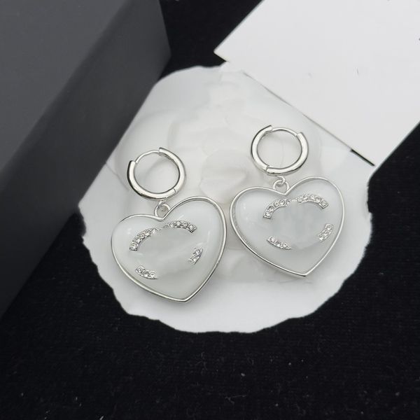 

2023 classic stud women heart studs cute size luxury letter ccity earrings wedding party gifts channel wholesale kx12i, Golden;silver