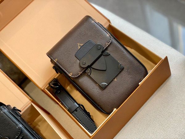

luxury genuine leather mobile bag vertical wallet fashion bag designer casual mini messenger bags