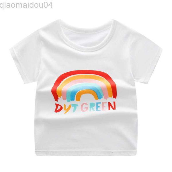 

t-shirts 2-8t toddler kid baby boys girls clothes summer cotton t shirt for childrens short sleeve tshirt black tee outfits aa230518, Blue
