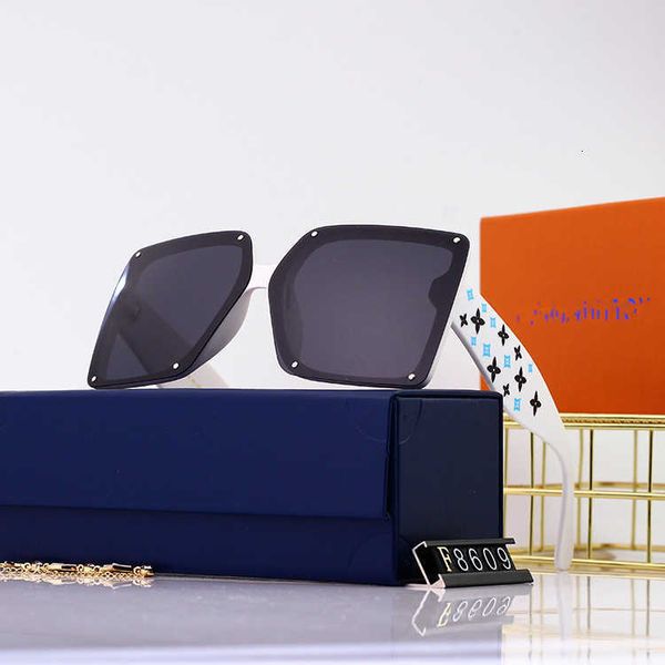 

Designer LOU VUT luxury cool sunglasses New 2022 Polarized Sunglasses Women's sunscreen fashion color printed square glasses outdoor driving with original box