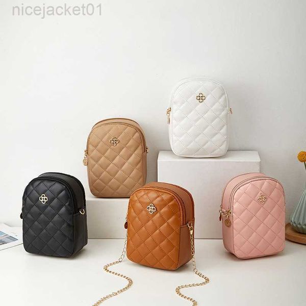 

2023 summer new embroidered lingge mobile bag bags small premium texture pu one shoulder crossbody bag price