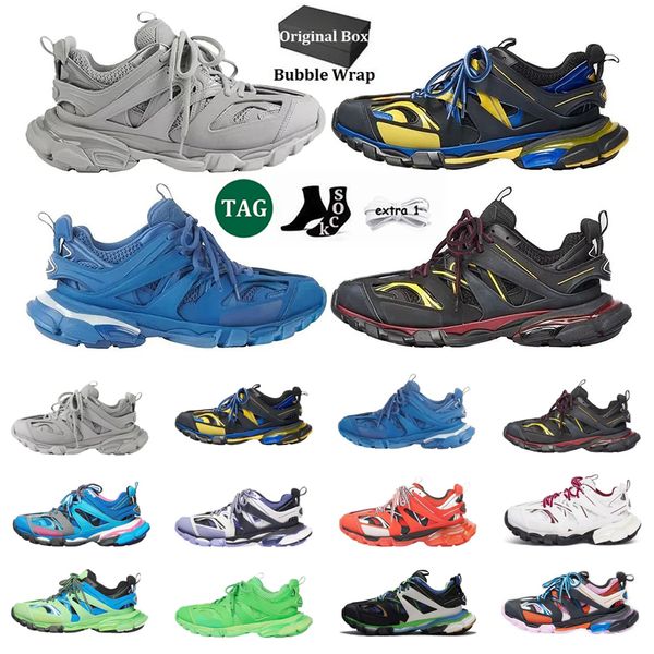 

mens designer womens shoes track 3 3.0 sneakers luxury trainers triple black white pink grey orange sports casual sneakers