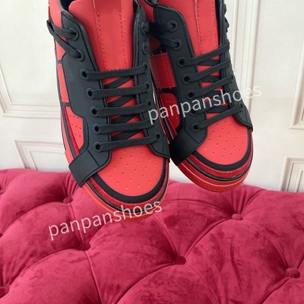 

casual shoes brand women designer leather lace-up sneakers fashion lady flat running letters shoes sneaker2023, Black