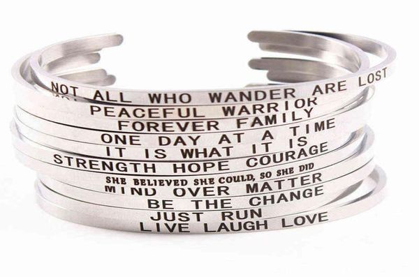 

whole 10pcslot silver color solid stainless steel bangle bracelets for women fashion jewelry brand new mix styles7955265, Black