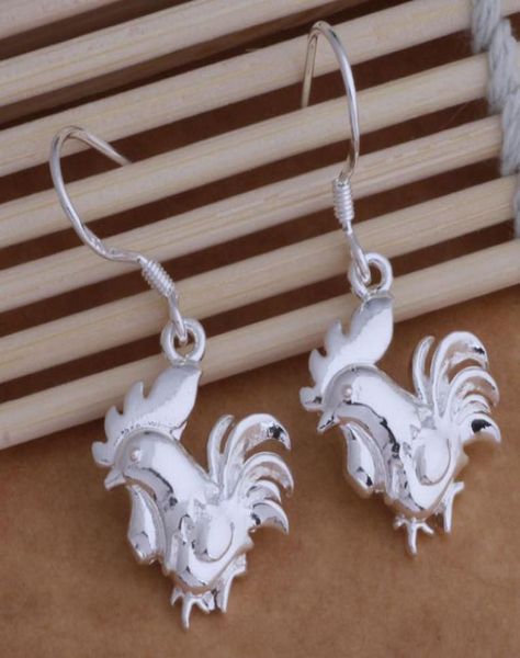 

fashion jewelry manufacturer 40 pcs a lot cock earrings 925 sterling silver jewelry factory fashion shine earrings ae0112695295