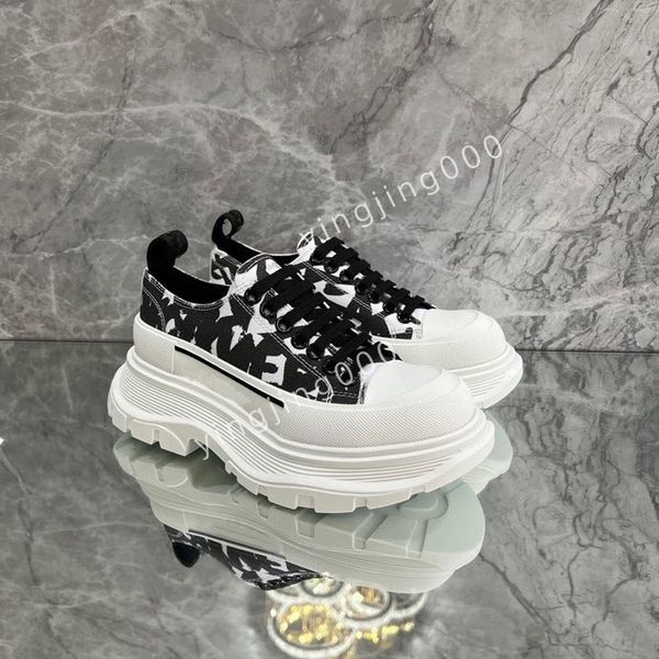 

fashion brand men quality designers sneakers camouflage casual shoes checkered studded flats mesh trainers2023, Black