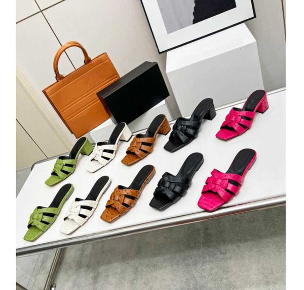 

2023 designer flat bottom shoes fashion metal leather sandals with temperament wedding banquet party women shoes 35-43, Black