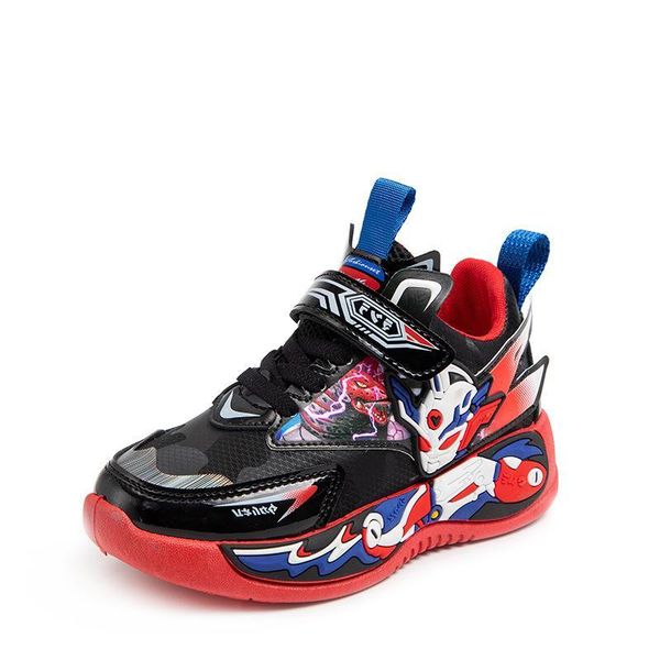 

athletic baby shoes children basketball footwear spring casual boy f15610, Black