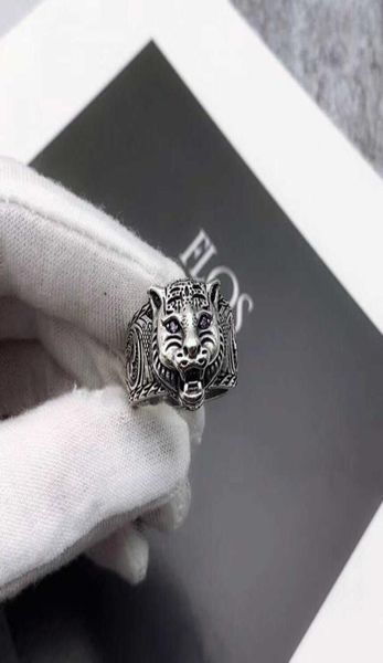 

s925 real silver ring couple ring latest product ring tiger head personalized style fashion jewelry supply9381221