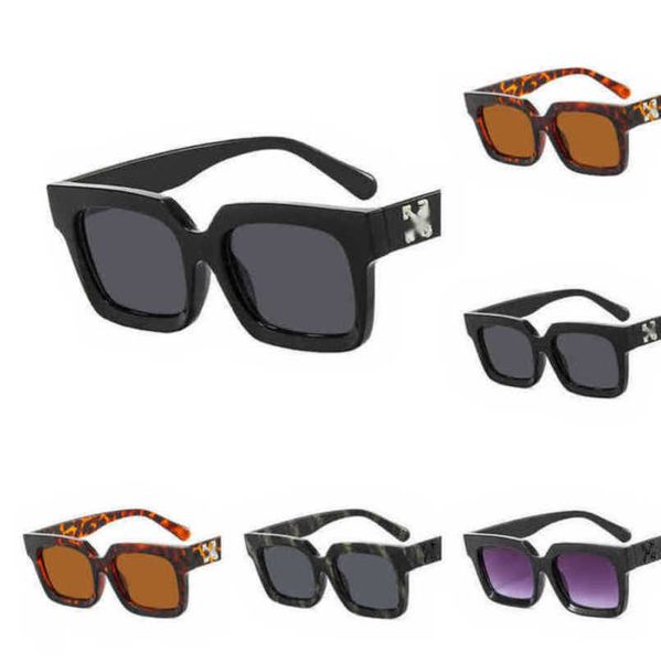 

luxury frames fashion sunglasses brandoffs men women sunglass arrow x frame eyewear trend hip hop square sunglasse sports travel sun glasses, White;black