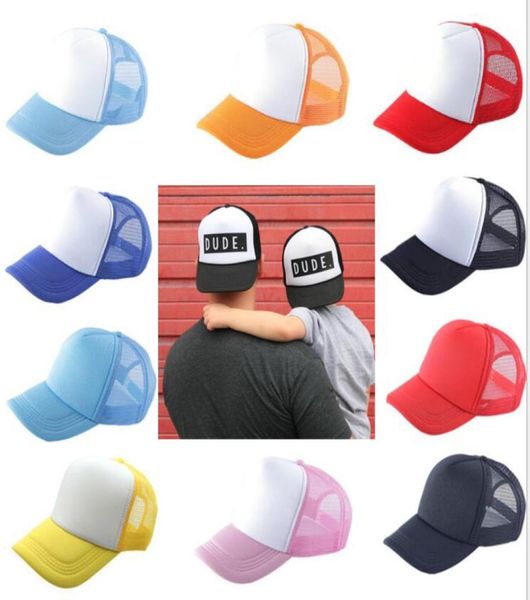 

custom logo baseball cap child personality diy design trucker hat 100 polyester hats blank mesh cap men women9217675, Blue;gray