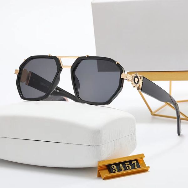

sunglasses luxury designer sunglass for woman man sun glasses print goggle 7 color adumbral, White;black