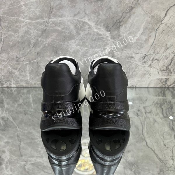 

2023fashion men quality designers sneakers camouflage casual shoes checkered studded flats mesh trainers, Black