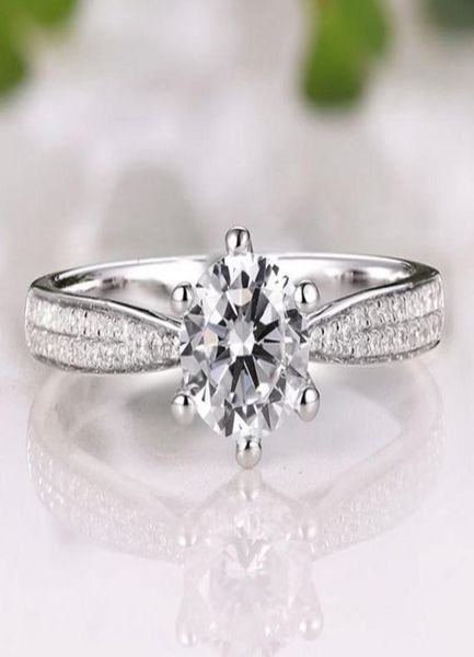 

solid 14k white gold round 55mm engagement wedding semi mount ring diamond ring1606179, Golden;silver