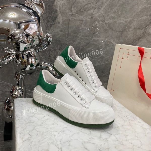 

designer platform mens women quality casual shoes leather lace-up sneaker lady flat running trainers letters gym sneaker, Black