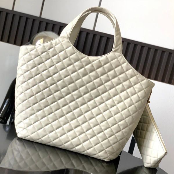 

7a designer tote bag lady handbag 698651 underarm bags sheepskin square lattice fashion classic womens genuine leather bag luxury large capa