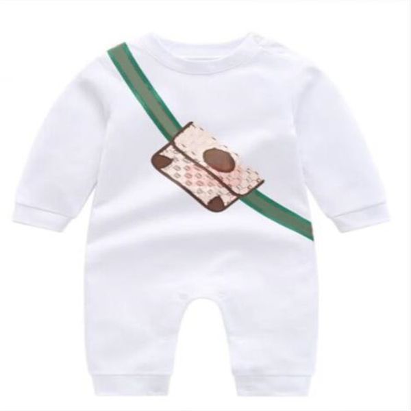 

newborn baby rompers kids clothes long sleeve cotton designer romper toddler infant clothing boys girls jumpsuits, Blue