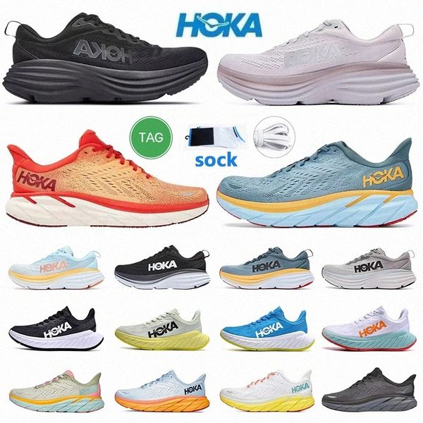 

hokas hoka one shoes womens bondi 8 clifton 9 people women white eggnog shifting sand triple black seaweed movement golden coast floral smok