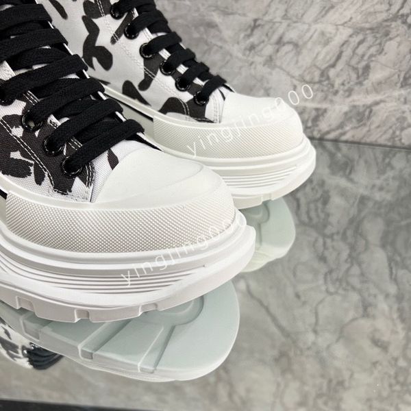 

nfashion brand men quality designers sneakers camouflage casual shoes checkered studded flats mesh trainers2023, Black