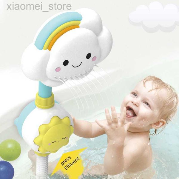 

bath toys erhu banhu kids bath toys baby water game clouds model faucet shower water spray toy for kids squirting sprinkler bathroom baby to