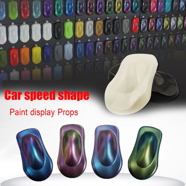 

10*20cm plastic car speed shapes for chrome vinyl wrap paint wheel paint display mo-179 2 colors