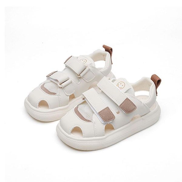 

sandals kids shoes footwear summer fashion casual princess toe beach f12543, Black;red