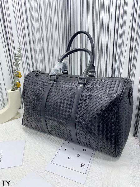 

duffle bags large woven elements travel bag pillow luxury designer luggage handbag real leather capacity women men sport shoulder crossbody