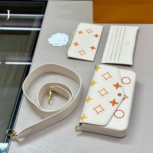 

women mini crossbody bags luxurys designers wallet handbag classic fiower golden chain bag genuine leather messenger wallets purse card hold
