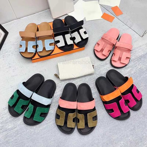 

designer slipper for women slides mens sandals shoes pantoufle slippers summer genuine leather beach l foam runner orange size 9 under 10, Black