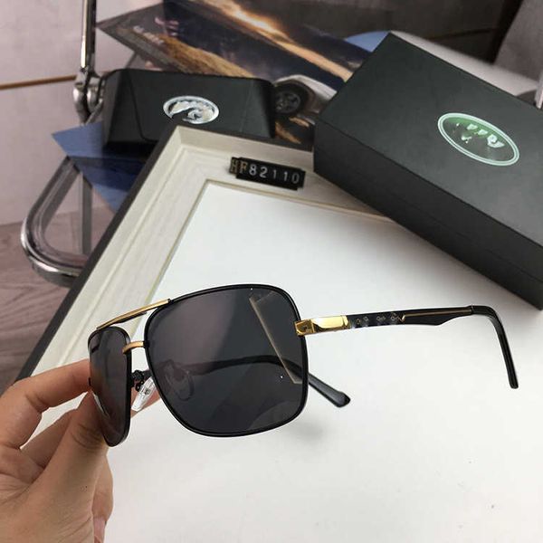 

designer lou vut luxury cool sunglasses polarized metal outdoor riding box sunglasses classic fishing men's with original box, White;black
