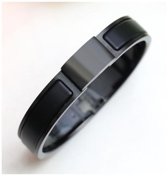 

h bracelet designer bracelets for women mens bangle braclets with meaning herrenarmband gold gold bangles braclet pulsera her3419631, Black
