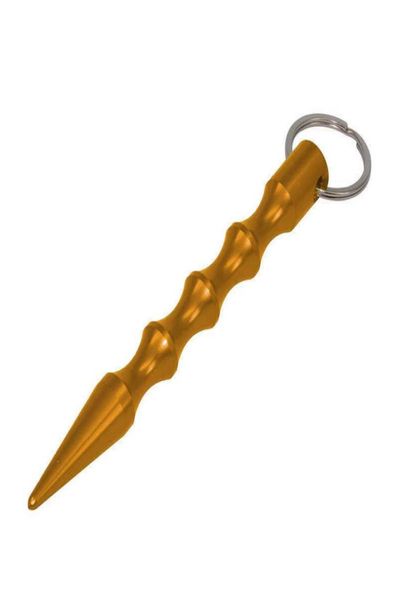 

multifunction self defense spike keychains for women menbag alloy key holder charm hanging pendant car key chains key rings8s4x4944353, Silver