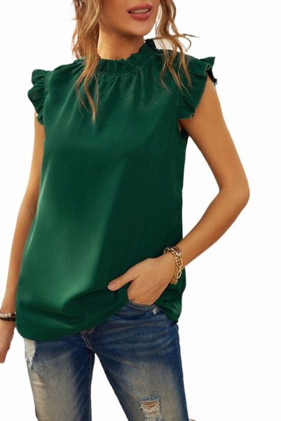 

green flounced tank 2023 new 2023 new e8ep#, White