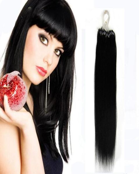 

brazilian micro ring loop hair extensions straight human hair 16quot24quot 1b black 8 10 brown 27 613 60 blonde hair ex9592116