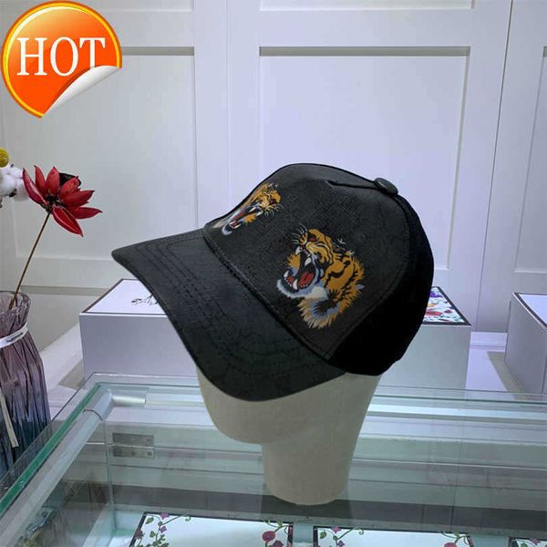 

ball caps 22ss fashion ball cap men's designer tiger bee snake flower baseball cap luxury cap, Blue;gray