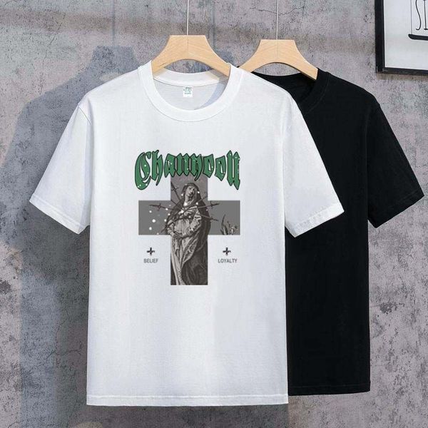 

designer t-shirt summer short sleeve designer men's t-shirt women's premium polo letter high-quality cotton women's clothing, White;black