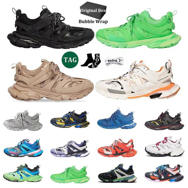 

designers casual shoes track 3.0 sneakers men women triple white black pink grey orange blue platform sports running trainers