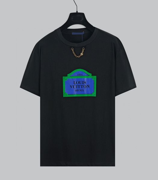 

plus tees men polos round neck embroidered and printed polar style summer wear with street pure cotton r2232e, Black;brown