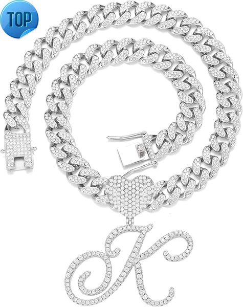 

silver cuban chain womensm ensin itialne cklaceic ecr ystalch ainhe artsh apedle tterpe ndantcu stomizedch ainsh inyna mene cklacepe rsonali