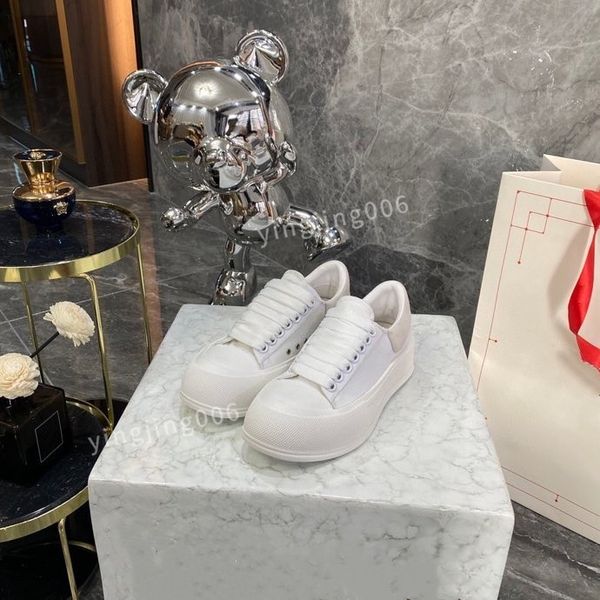 

new designer platform mens quality casual shoes leather lace-up sneaker lady flat running trainers letters gym sneaker, Black