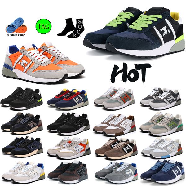 

premiata steven genuine training shoes men layer leather cowskin mick lander running shoe black grey blue brown trainers walking fitness spo