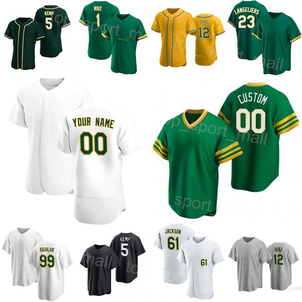 

baseball 1 esteury ruiz jerseys 12 aledmys diaz 5 tony kemp 23 shea langeliers 99 jesus aguilar 6 jace peterson 68 domingo acevedo zach jack, Blue;black