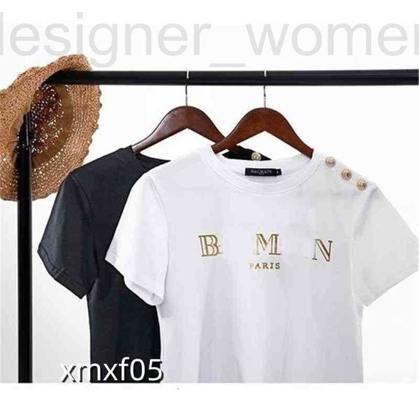 

women's t-shirt designer 2023 summer men's t-shirt luxury short sleeve fashion tide brand pure cotton letter casual loose oversize, White