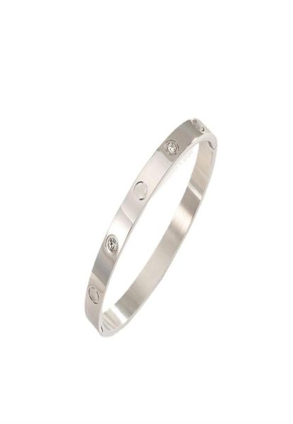 

bangles female stainless steel screwdriver couple love bracelet mens fashion jewelry valentine day gift bracelets luxury bangle wo6994542, Black