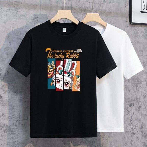 

designer t-shirt summer short sleeve designer men's t-shirt women's premium polo letter high-quality cotton women's clothing, White;black
