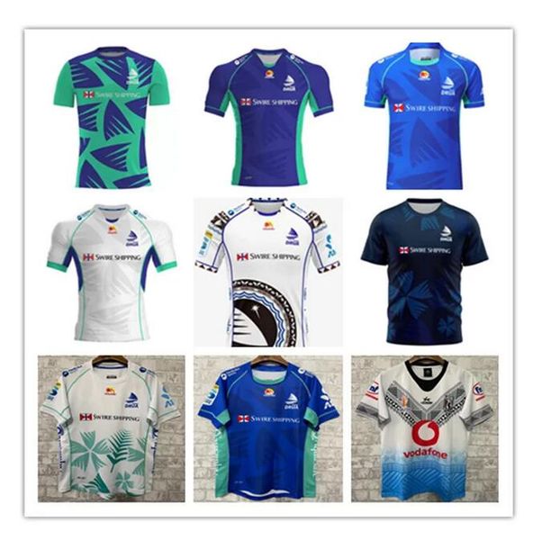 

2023 2024 fiji drua rugby jerseys newzealand 22 23 24 maori airways new flying fijians rugby jersey maglia bshorts vest world cup shirt, Black;gray