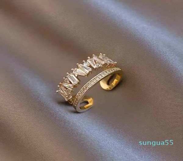

band rings fashion designers women doublelayer full diamond ring shows1408217, Silver