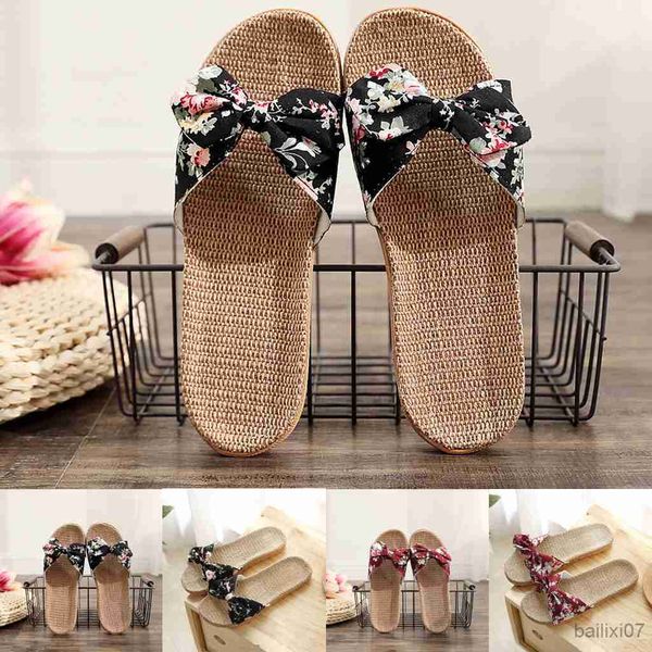 

slippers women sandals flip female shoes flax beach linen slipper boots for women indoor outdoor mesh slippers for women, Black