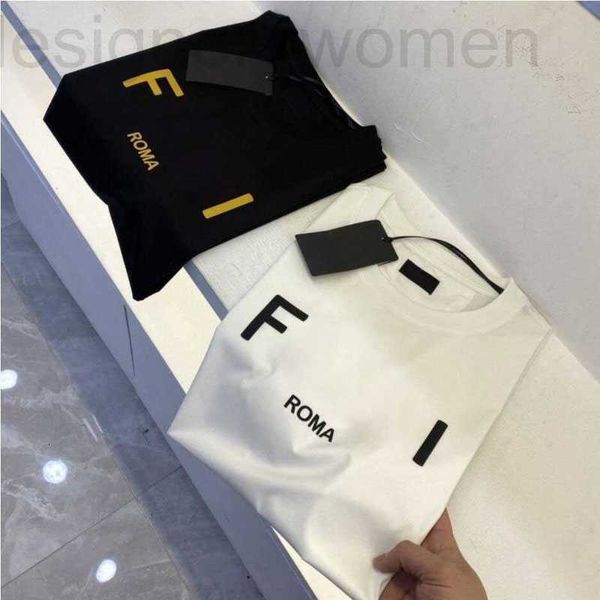 

women's t-shirt designer womens t shirt letter printed mens shirts short sleeve fashion brand designers tees round neck cotton luxury c, White